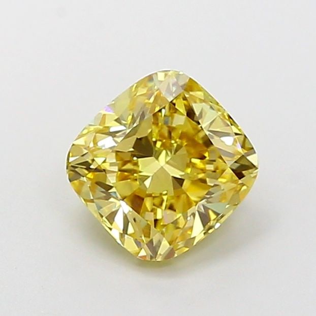Loose Diamond - CUSHION MODIFIED 1.39ct Fancy Yellow VS1: Loose Diamond - CUSHION MODIFIED 1.39ct Fancy Yellow VS1 Source: This is a real non-mined Diamond that has been grown in a lab Shape: CUSHION MODIFIED Carats: 1.39 Color: Fancy Yellow Certification: I