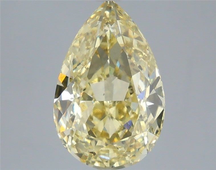 Loose Diamond - PEAR 3.55ct Fancy Intense Yellow VS1: Loose Diamond - PEAR 3.55ct Fancy Intense Yellow VS1 Source: This is a real non-mined Diamond that has been grown in a lab Shape: PEAR Carats: 3.55 Color: Fancy Intense Yellow Certification: IGI Video