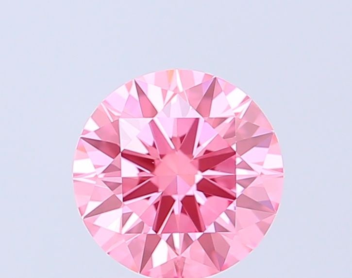 Ideal Loose Diamond - ROUND 1.02ct Fancy Vivid Pink VS1: Ideal Loose Diamond - ROUND 1.02ct Fancy Vivid Pink VS1 Source: This is a real non-mined Diamond that has been grown in a lab Shape: ROUND Carats: 1.02 Color: Fancy Vivid Pink Certification: IGI Video