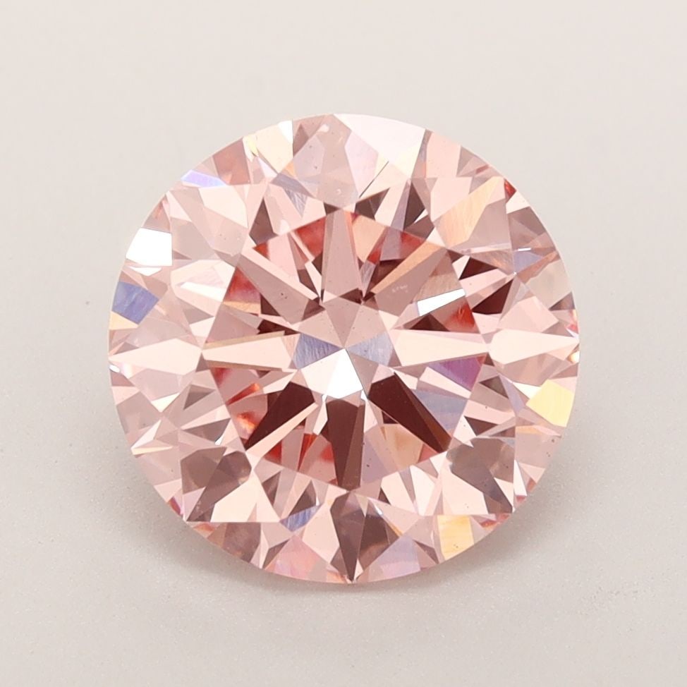 Loose Diamond - ROUND 3.2ct Fancy Intense Pink VS2: Loose Diamond - ROUND 3.2ct Fancy Intense Pink VS2 Source: This is a real non-mined Diamond that has been grown in a lab Shape: ROUND Carats: 3.2 Color: Fancy Intense Pink Certification: IGI Video:
