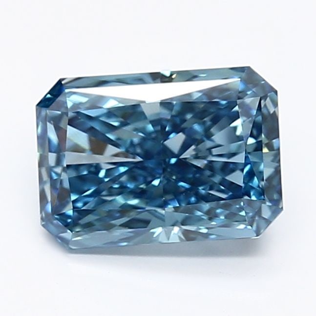Loose Diamond - RADIANT 1.42ct Fancy Vivid Blue VS1: Loose Diamond - RADIANT 1.42ct Fancy Vivid Blue VS1 Source: This is a real non-mined Diamond that has been grown in a lab Shape: RADIANT Carats: 1.42 Color: Fancy Vivid Blue Certification: IGI Video: