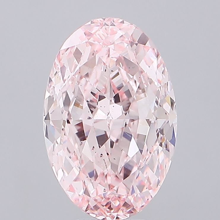 Loose Diamond - OVAL 9.6ct Fancy Vivid Pink VS2: Loose Diamond - OVAL 9.6ct Fancy Vivid Pink VS2 Source: This is a real non-mined Diamond that has been grown in a lab Shape: OVAL Carats: 9.6 Color: Fancy Vivid Pink Certification: IGI Video: