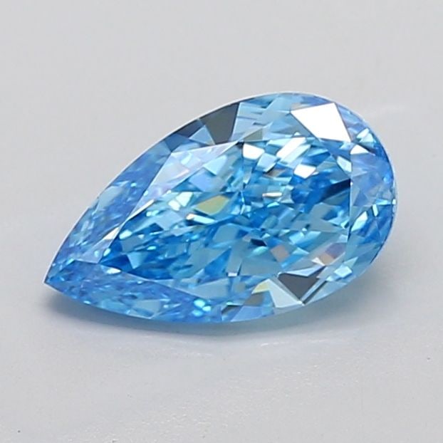Loose Diamond - PEAR 2.2ct Fancy Vivid Blue VVS2: Loose Diamond - PEAR 2.2ct Fancy Vivid Blue VVS2 Source: This is a real non-mined Diamond that has been grown in a lab Shape: PEAR Carats: 2.2 Color: Fancy Vivid Blue Certification: IGI Video: