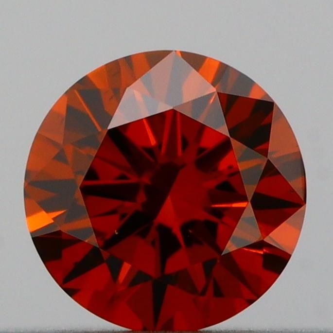 Loose Diamond - ROUND 0.23ct Fancy Deep Orange VS2: Loose Diamond - ROUND 0.23ct Fancy Deep Orange VS2 Source: This is a real non-mined Diamond that has been grown in a lab Shape: ROUND Carats: 0.23 Color: Fancy Deep Orange Certification: IGI Video: