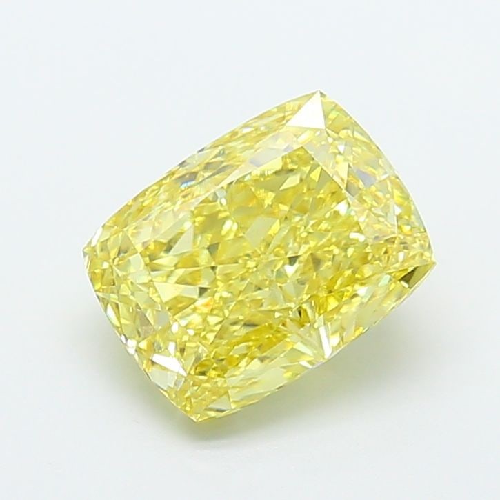 Loose Diamond - CUSHION MODIFIED 3.53ct Fancy Intense Yellow VVS1: Loose Diamond - CUSHION MODIFIED 3.53ct Fancy Intense Yellow VVS1 Source: This is a real non-mined Diamond that has been grown in a lab Shape: CUSHION MODIFIED Carats: 3.53 Color: Fancy Intense Yellow