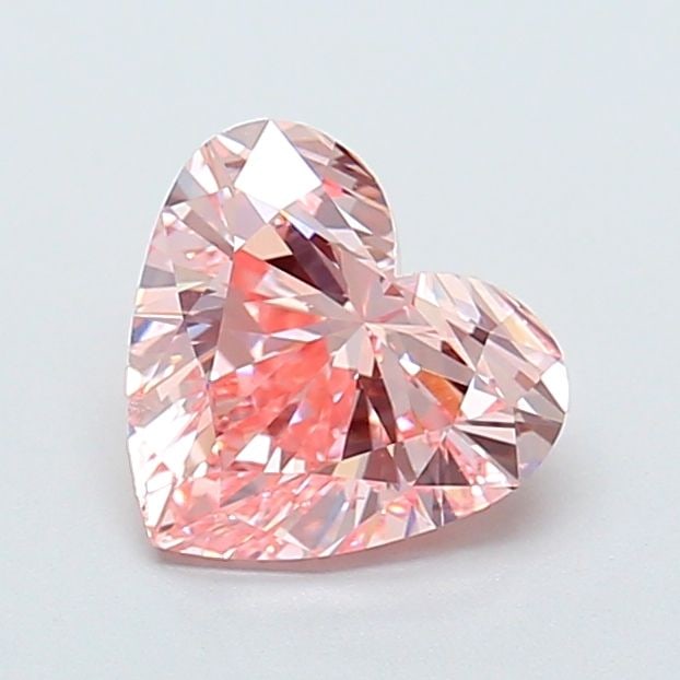 Loose Diamond - HEART 1.01ct Fancy Intense Pink VVS2: Loose Diamond - HEART 1.01ct Fancy Intense Pink VVS2 Source: This is a real non-mined Diamond that has been grown in a lab Shape: HEART Carats: 1.01 Color: Fancy Intense Pink Certification: IGI Video: