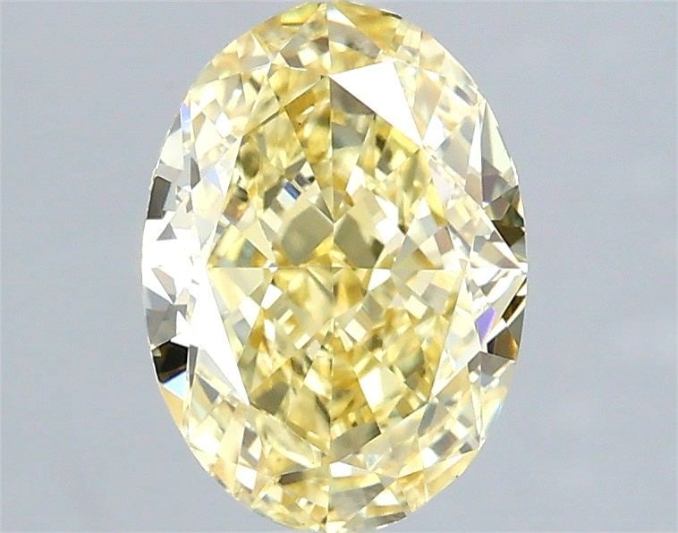 Loose Diamond - OVAL 1.96ct Fancy Intense Yellow VVS2: Loose Diamond - OVAL 1.96ct Fancy Intense Yellow VVS2 Source: This is a real non-mined Diamond that has been grown in a lab Shape: OVAL Carats: 1.96 Color: Fancy Intense Yellow Certification: IGI Vide
