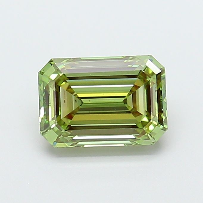 Loose Diamond - EMERALD 1.5ct Fancy Vivid Green VS1: Loose Diamond - EMERALD 1.5ct Fancy Vivid Green VS1 Source: This is a real non-mined Diamond that has been grown in a lab Shape: EMERALD Carats: 1.5 Color: Fancy Vivid Green Certification: IGI Video: