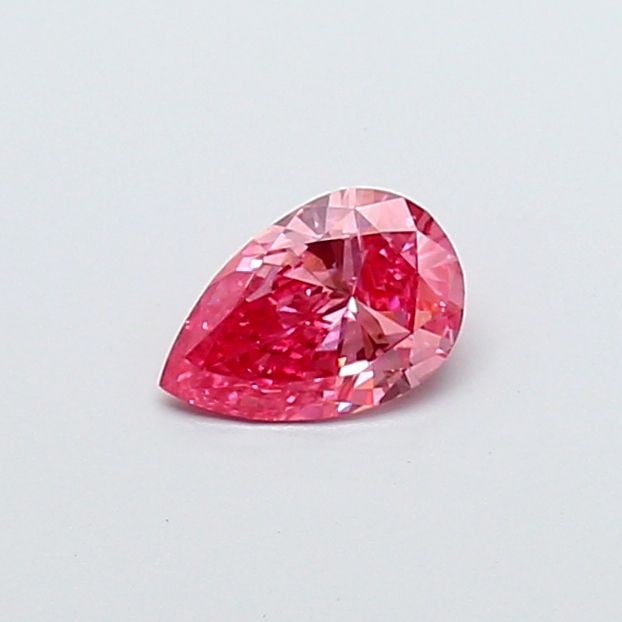 Loose Diamond - PEAR 0.59ct Fancy Vivid Pink VS1: Loose Diamond - PEAR 0.59ct Fancy Vivid Pink VS1 Source: This is a real non-mined Diamond that has been grown in a lab Shape: PEAR Carats: 0.59 Color: Fancy Vivid Pink Certification: IGI Video: