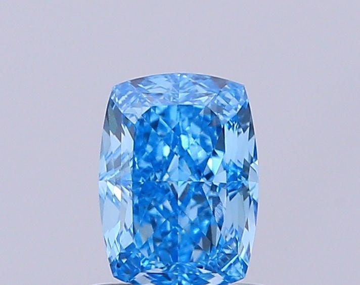 Loose Diamond - CUSHION MODIFIED 1.13ct Fancy Vivid Blue VS1: Loose Diamond - CUSHION MODIFIED 1.13ct Fancy Vivid Blue VS1 Source: This is a real non-mined Diamond that has been grown in a lab Shape: CUSHION MODIFIED Carats: 1.13 Color: Fancy Vivid Blue Certific