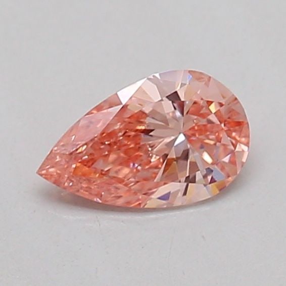 Loose Diamond - PEAR 0.22ct Fancy Vivid Brownish Pink VS1: Loose Diamond - PEAR 0.22ct Fancy Vivid Brownish Pink VS1 Source: This is a real non-mined Diamond that has been grown in a lab Shape: PEAR Carats: 0.22 Color: Fancy Vivid Brownish Pink Certification: