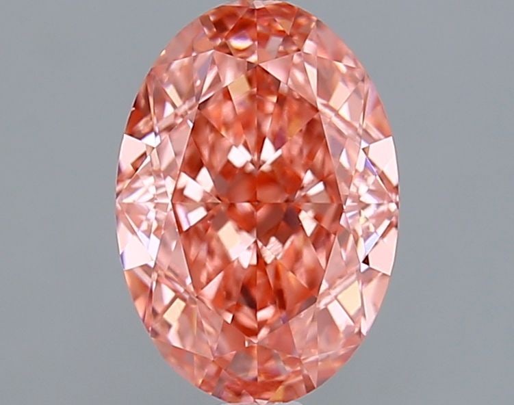 Loose Diamond - OVAL 2.1ct Fancy Vivid Pink VS1: Loose Diamond - OVAL 2.1ct Fancy Vivid Pink VS1 Source: This is a real non-mined Diamond that has been grown in a lab Shape: OVAL Carats: 2.1 Color: Fancy Vivid Pink Certification: IGI Video: