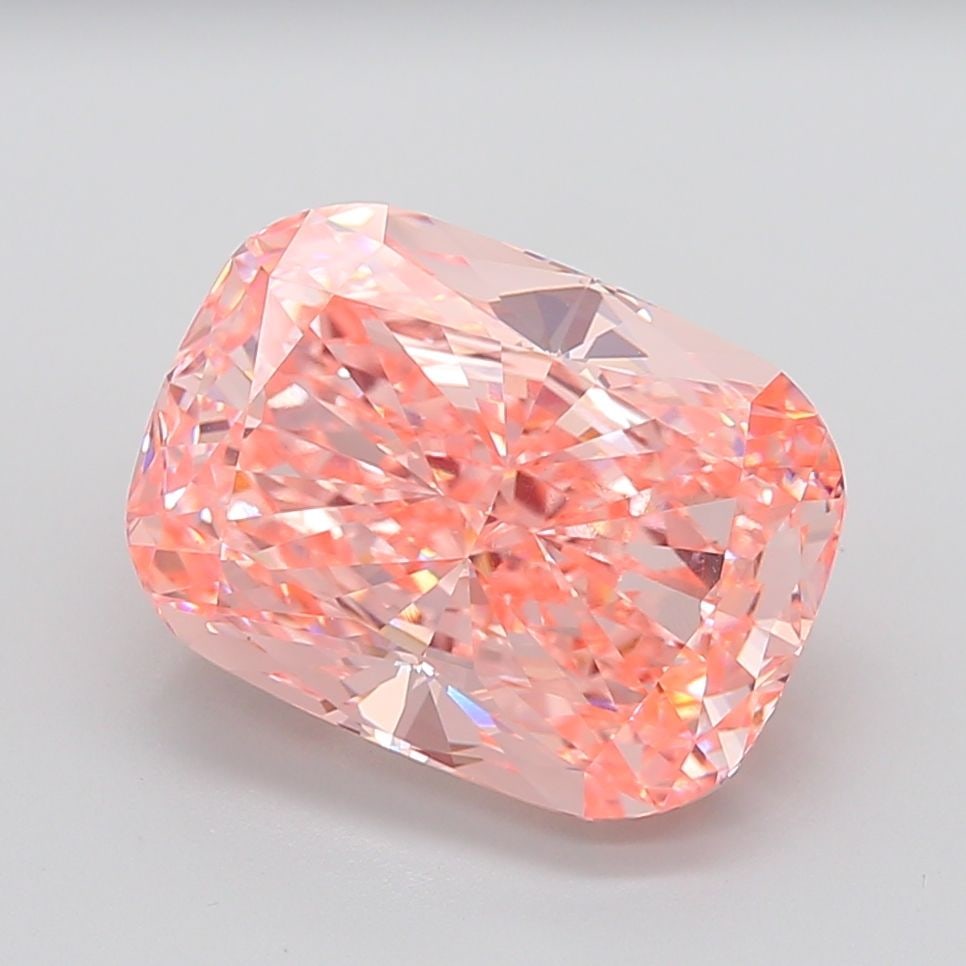 Loose Diamond - CUSHION MODIFIED 11.46ct Fancy Vivid Pink VS1: Loose Diamond - CUSHION MODIFIED 11.46ct Fancy Vivid Pink VS1 Source: This is a real non-mined Diamond that has been grown in a lab Shape: CUSHION MODIFIED Carats: 11.46 Color: Fancy Vivid Pink Certif