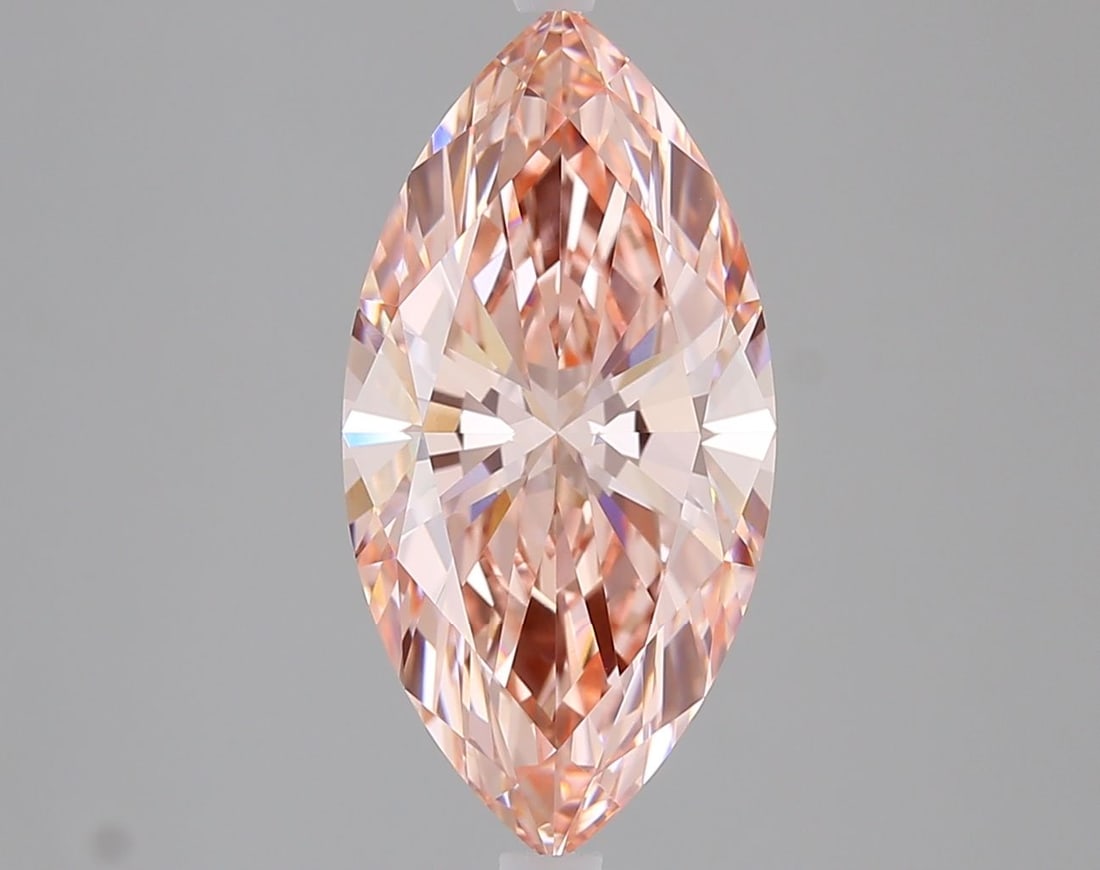 Loose Diamond - MARQUISE 2.89ct Fancy Vivid Pink VVS2: Loose Diamond - MARQUISE 2.89ct Fancy Vivid Pink VVS2 Source: This is a real non-mined Diamond that has been grown in a lab Shape: MARQUISE Carats: 2.89 Color: Fancy Vivid Pink Certification: IGI Vide