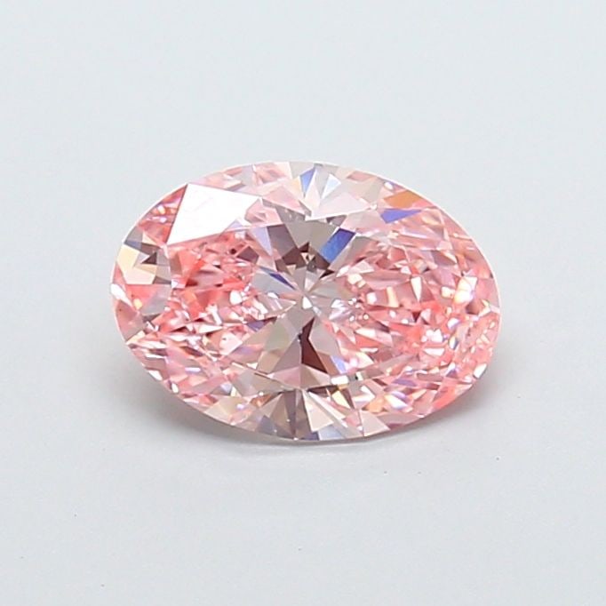Loose Diamond - OVAL 1.52ct Fancy Vivid Pink VS2: Loose Diamond - OVAL 1.52ct Fancy Vivid Pink VS2 Source: This is a real non-mined Diamond that has been grown in a lab Shape: OVAL Carats: 1.52 Color: Fancy Vivid Pink Certification: IGI Video: