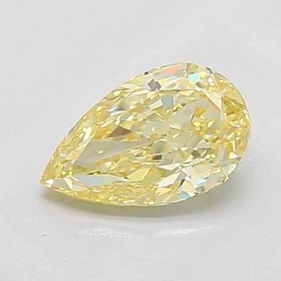 Loose Diamond - PEAR 1.08ct Fancy Intense Yellow VS1: Loose Diamond - PEAR 1.08ct Fancy Intense Yellow VS1 Source: This is a real non-mined Diamond that has been grown in a lab Shape: PEAR Carats: 1.08 Color: Fancy Intense Yellow Certification: IGI Video