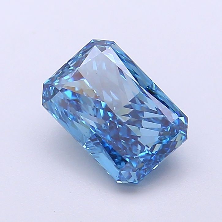Loose Diamond - RADIANT 1.64ct Fancy Vivid Blue VS1: Loose Diamond - RADIANT 1.64ct Fancy Vivid Blue VS1 Source: This is a real non-mined Diamond that has been grown in a lab Shape: RADIANT Carats: 1.64 Color: Fancy Vivid Blue Certification: IGI Video: