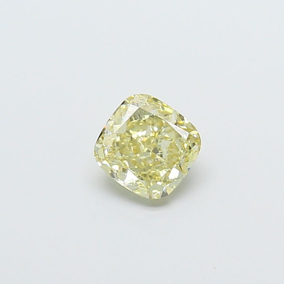 Loose Diamond - CUSHION MODIFIED 1.05ct Fancy Yellow VS1: Loose Diamond - CUSHION MODIFIED 1.05ct Fancy Yellow VS1 Source: This is a real non-mined Diamond that has been grown in a lab Shape: CUSHION MODIFIED Carats: 1.05 Color: Fancy Yellow Certification: I