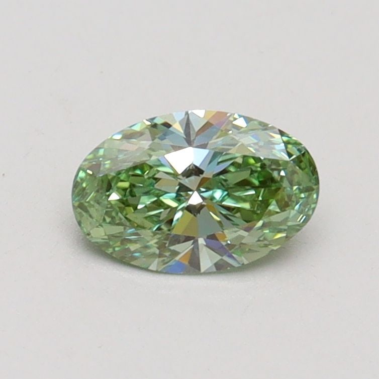 Loose Diamond - OVAL 0.5ct Fancy Vivid Green VVS2: Loose Diamond - OVAL 0.5ct Fancy Vivid Green VVS2 Source: This is a real non-mined Diamond that has been grown in a lab Shape: OVAL Carats: 0.5 Color: Fancy Vivid Green Certification: IGI Video: