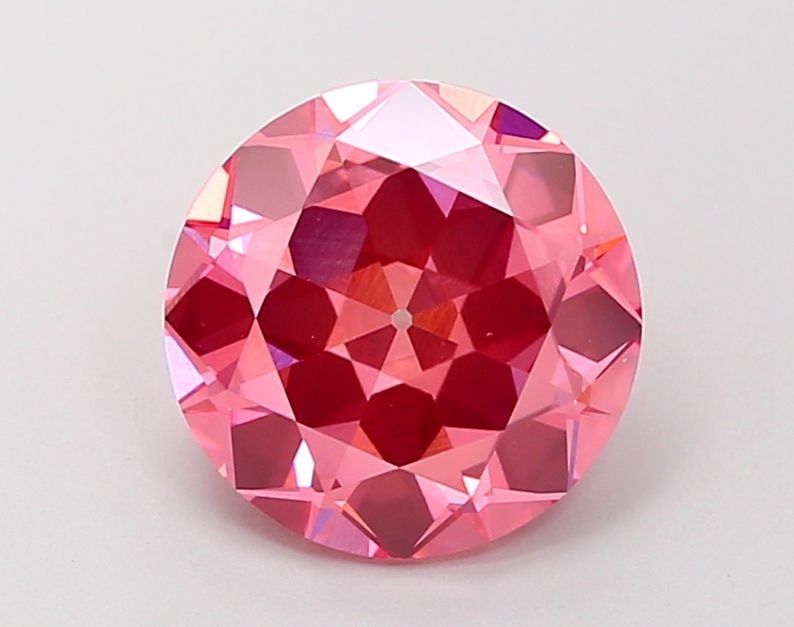 Loose Diamond - ROUND 2.21ct Fancy Vivid Pink VS2 (1 of 1)