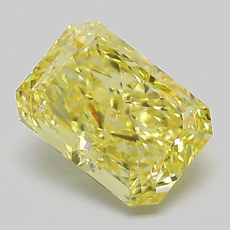 Loose Diamond - RADIANT 2.09ct Fancy Intense Yellow VVS2: Loose Diamond - RADIANT 2.09ct Fancy Intense Yellow VVS2 Source: This is a real non-mined Diamond that has been grown in a lab Shape: RADIANT Carats: 2.09 Color: Fancy Intense Yellow Certification: IG