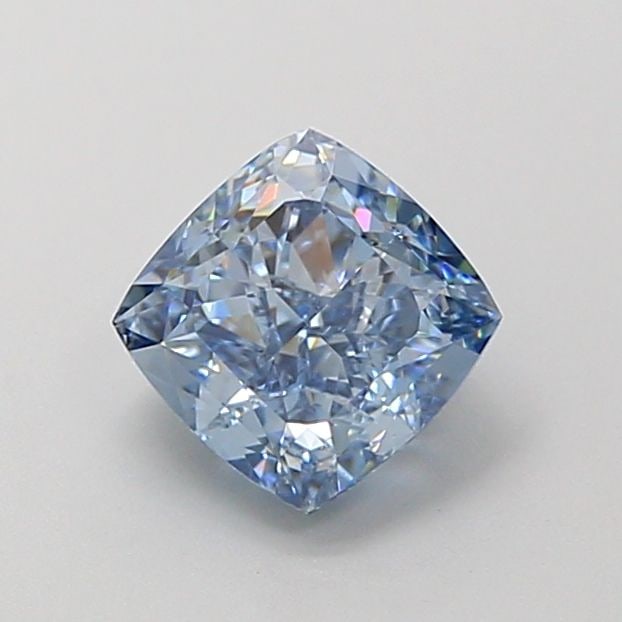 Loose Diamond - CUSHION MODIFIED 1.33ct Fancy Vivid Blue VVS1: Loose Diamond - CUSHION MODIFIED 1.33ct Fancy Vivid Blue VVS1 Source: This is a real non-mined Diamond that has been grown in a lab Shape: CUSHION MODIFIED Carats: 1.33 Color: Fancy Vivid Blue Certifi