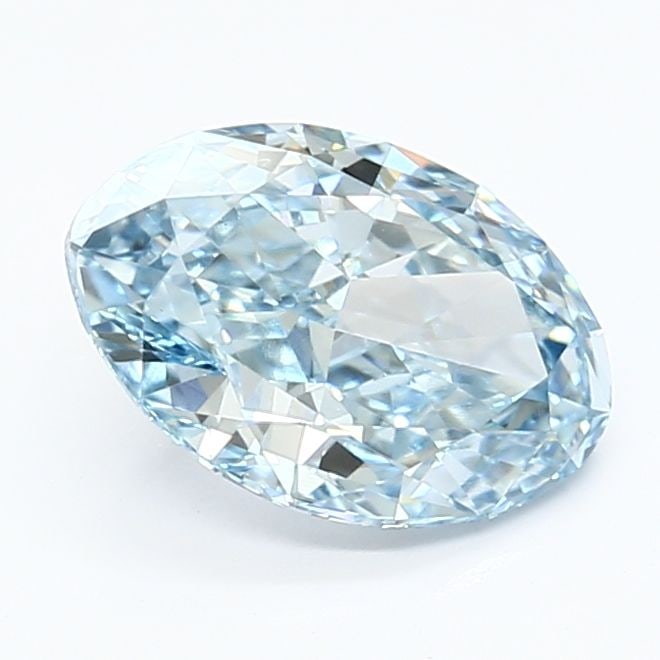 Loose Diamond - OVAL 1.94ct Fancy Vivid Blue VS1: Loose Diamond - OVAL 1.94ct Fancy Vivid Blue VS1 Source: This is a real non-mined Diamond that has been grown in a lab Shape: OVAL Carats: 1.94 Color: Fancy Vivid Blue Certification: IGI Video: