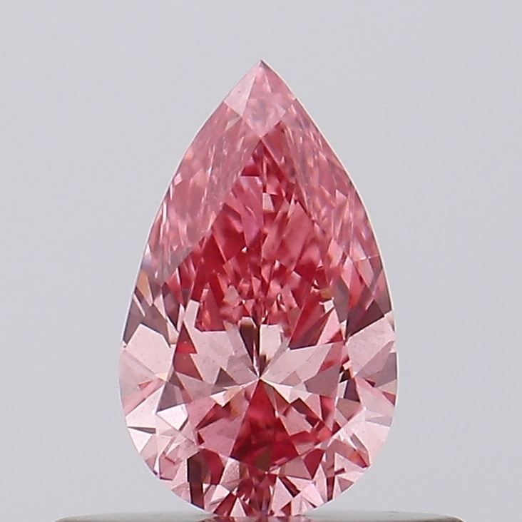 Loose Diamond - PEAR 0.35ct Fancy Vivid Brownish Pink VS2: Loose Diamond - PEAR 0.35ct Fancy Vivid Brownish Pink VS2 Source: This is a real non-mined Diamond that has been grown in a lab Shape: PEAR Carats: 0.35 Color: Fancy Vivid Brownish Pink Certification:
