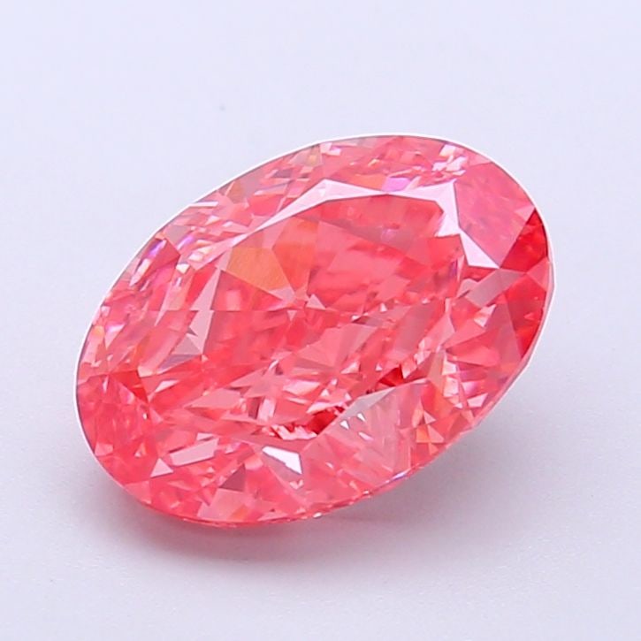 Loose Diamond - OVAL 2.52ct Fancy Vivid Pink VVS2: Loose Diamond - OVAL 2.52ct Fancy Vivid Pink VVS2 Source: This is a real non-mined Diamond that has been grown in a lab Shape: OVAL Carats: 2.52 Color: Fancy Vivid Pink Certification: IGI Video:
