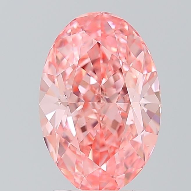 Loose Diamond - OVAL 3.0ct Fancy Vivid Pink VS1: Loose Diamond - OVAL 3.0ct Fancy Vivid Pink VS1 Source: This is a real non-mined Diamond that has been grown in a lab Shape: OVAL Carats: 3.0 Color: Fancy Vivid Pink Certification: IGI Video: