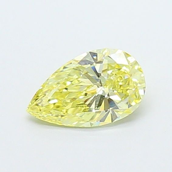 Loose Diamond - PEAR 0.54ct Fancy Intense Yellow VVS2: Loose Diamond - PEAR 0.54ct Fancy Intense Yellow VVS2 Source: This is a real non-mined Diamond that has been grown in a lab Shape: PEAR Carats: 0.54 Color: Fancy Intense Yellow Certification: IGI Vide