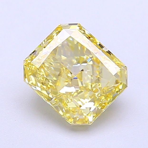 Loose Diamond - RADIANT 1.33ct Fancy Intense Yellow VVS2: Loose Diamond - RADIANT 1.33ct Fancy Intense Yellow VVS2 Source: This is a real non-mined Diamond that has been grown in a lab Shape: RADIANT Carats: 1.33 Color: Fancy Intense Yellow Certification: IG