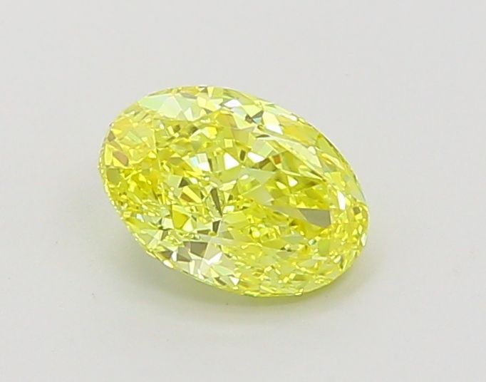 Loose Diamond - OVAL 1.03ct Fancy Vivid Yellow VS1: Loose Diamond - OVAL 1.03ct Fancy Vivid Yellow VS1 Source: This is a real non-mined Diamond that has been grown in a lab Shape: OVAL Carats: 1.03 Color: Fancy Vivid Yellow Certification: IGI Video: