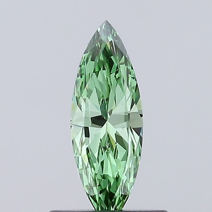 Loose Diamond - MARQUISE 0.47ct Fancy Vivid Green VVS2: Loose Diamond - MARQUISE 0.47ct Fancy Vivid Green VVS2 Source: This is a real non-mined Diamond that has been grown in a lab Shape: MARQUISE Carats: 0.47 Color: Fancy Vivid Green Certification: IGI Vi