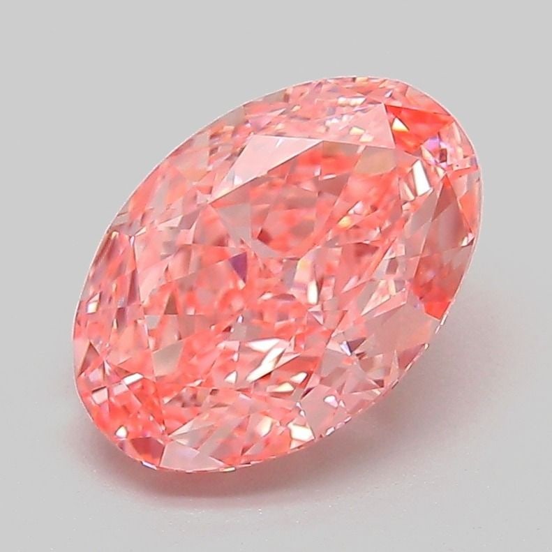 Loose Diamond - OVAL 2.06ct Fancy Vivid Pink VS1: Loose Diamond - OVAL 2.06ct Fancy Vivid Pink VS1 Source: This is a real non-mined Diamond that has been grown in a lab Shape: OVAL Carats: 2.06 Color: Fancy Vivid Pink Certification: IGI Video: