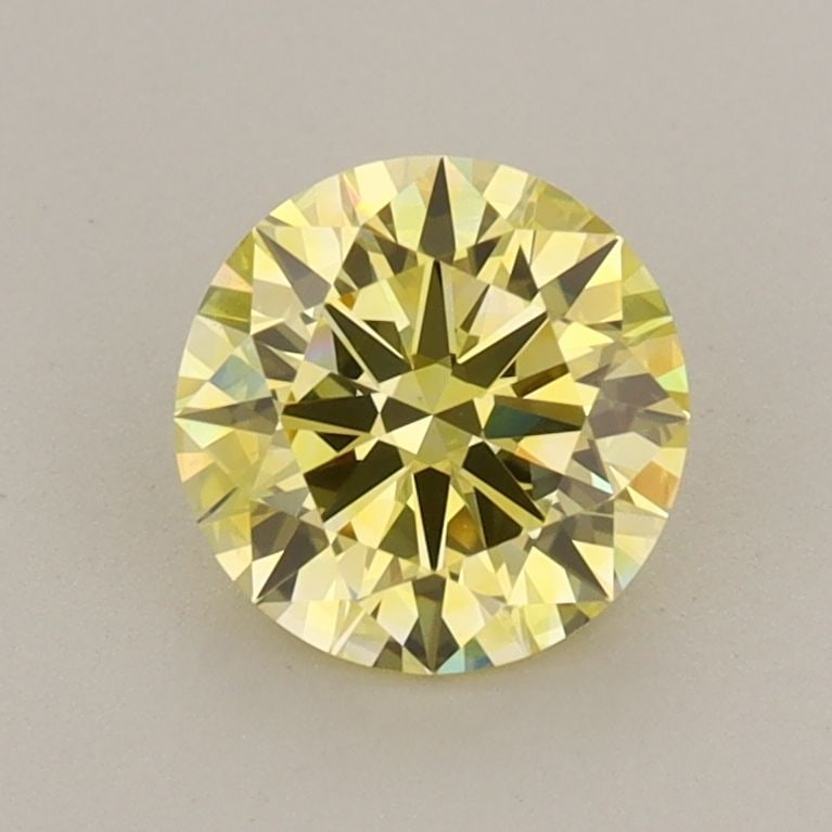 Loose Diamond - ROUND 1.01ct Fancy Intense Yellow VVS2: Loose Diamond - ROUND 1.01ct Fancy Intense Yellow VVS2 Source: This is a real non-mined Diamond that has been grown in a lab Shape: ROUND Carats: 1.01 Color: Fancy Intense Yellow Certification: IGI Vi