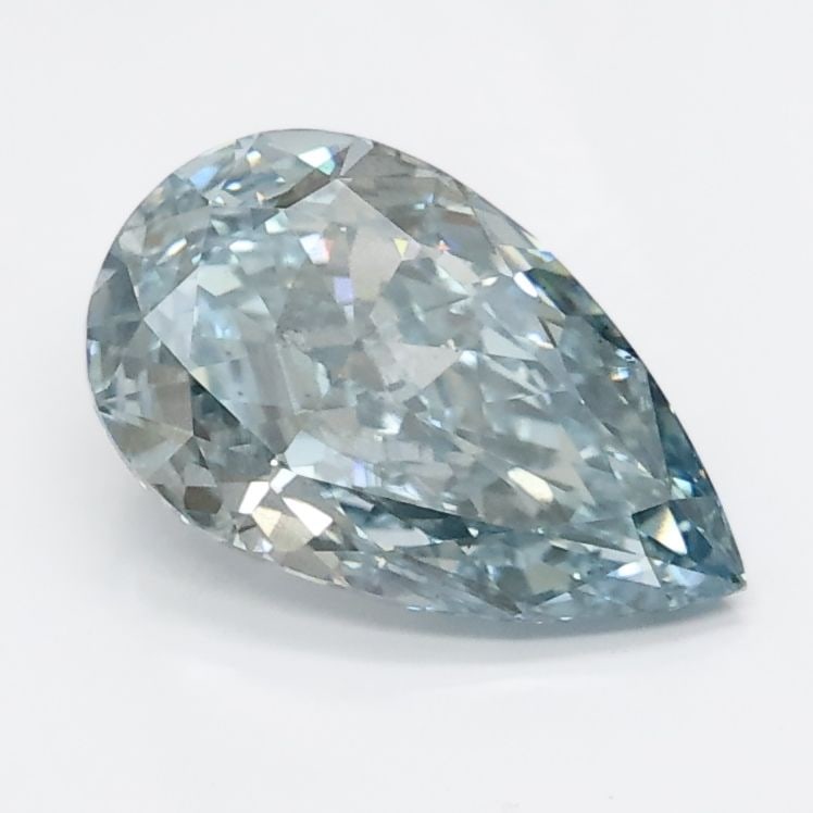 Loose Diamond - PEAR 1.22ct Blue SI1: Loose Diamond - PEAR 1.22ct Blue SI1 Source: This is a real non-mined Diamond that has been grown in a lab Shape: PEAR Carats: 1.22 Color: Blue Certification: NONE Video: