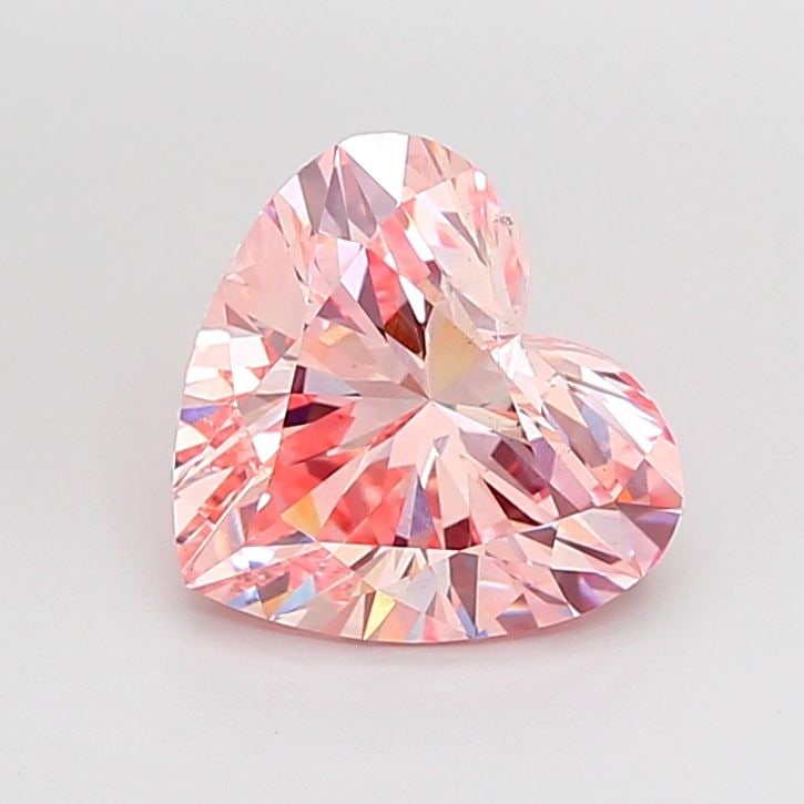 Loose Diamond - HEART 3.01ct Fancy Intense Pink VS2: Loose Diamond - HEART 3.01ct Fancy Intense Pink VS2 Source: This is a real non-mined Diamond that has been grown in a lab Shape: HEART Carats: 3.01 Color: Fancy Intense Pink Certification: IGI Video: