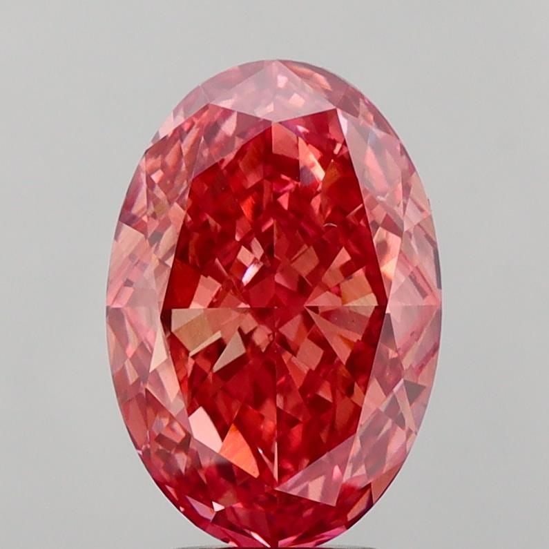 Loose Diamond - OVAL 5.01ct Fancy Vivid Pink VS2: Loose Diamond - OVAL 5.01ct Fancy Vivid Pink VS2 Source: This is a real non-mined Diamond that has been grown in a lab Shape: OVAL Carats: 5.01 Color: Fancy Vivid Pink Certification: IGI Video: