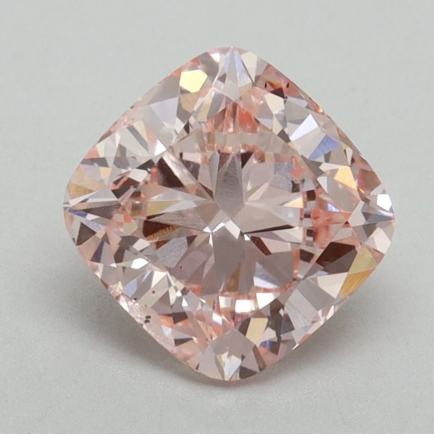 Loose Diamond - CUSHION MODIFIED 2.01ct Fancy Intense Pink SI1: Loose Diamond - CUSHION MODIFIED 2.01ct Fancy Intense Pink SI1 Source: This is a real non-mined Diamond that has been grown in a lab Shape: CUSHION MODIFIED Carats: 2.01 Color: Fancy Intense Pink Cert