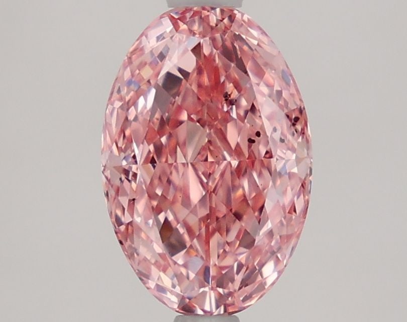 Loose Diamond - OVAL 1.82ct Fancy Vivid Pink SI1: Loose Diamond - OVAL 1.82ct Fancy Vivid Pink SI1 Source: This is a real non-mined Diamond that has been grown in a lab Shape: OVAL Carats: 1.82 Color: Fancy Vivid Pink Certification: NONE Video: