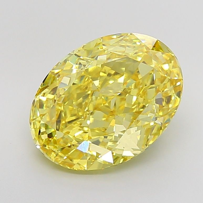 Loose Diamond - OVAL 8.01ct Fancy Vivid Yellow VVS2: Loose Diamond - OVAL 8.01ct Fancy Vivid Yellow VVS2 Source: This is a real non-mined Diamond that has been grown in a lab Shape: OVAL Carats: 8.01 Color: Fancy Vivid Yellow Certification: IGI Video: