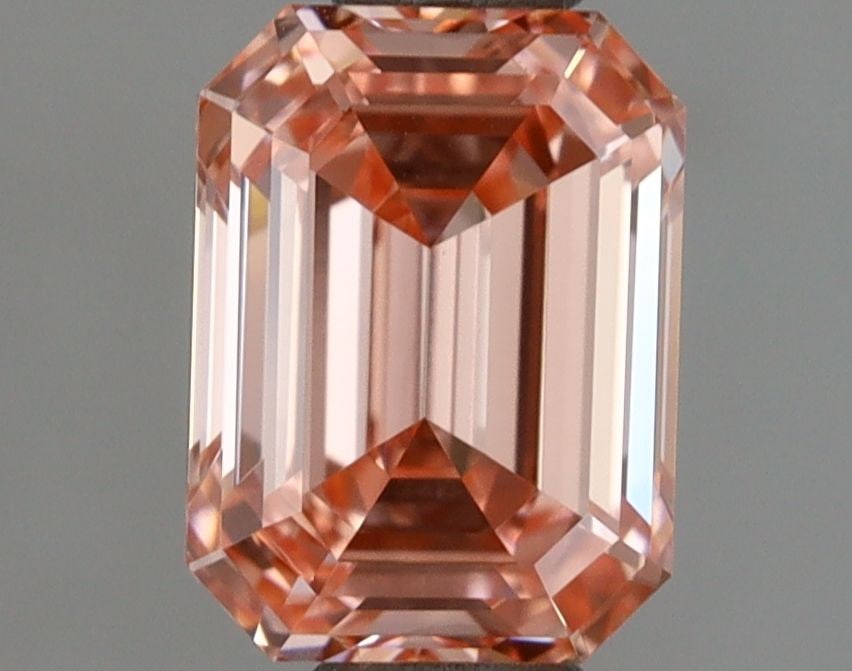Loose Diamond - EMERALD 1.02ct Fancy Vivid Pink VVS2: Loose Diamond - EMERALD 1.02ct Fancy Vivid Pink VVS2 Source: This is a real non-mined Diamond that has been grown in a lab Shape: EMERALD Carats: 1.02 Color: Fancy Vivid Pink Certification: IGI Video: