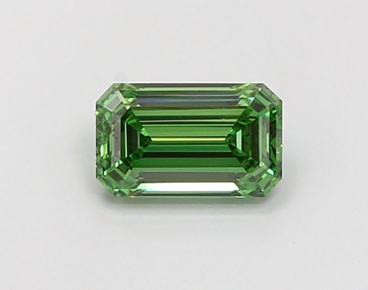 Loose Diamond - EMERALD 1.02ct Fancy Vivid Green VS1: Loose Diamond - EMERALD 1.02ct Fancy Vivid Green VS1 Source: This is a real non-mined Diamond that has been grown in a lab Shape: EMERALD Carats: 1.02 Color: Fancy Vivid Green Certification: IGI Video