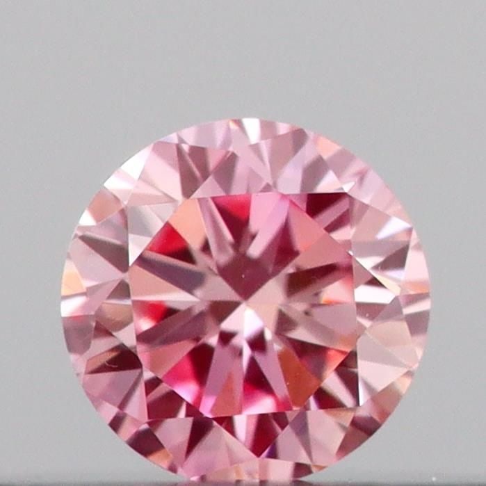 Loose Diamond - ROUND 0.11ct Fancy Intense Pink VS1: Loose Diamond - ROUND 0.11ct Fancy Intense Pink VS1 Source: This is a real non-mined Diamond that has been grown in a lab Shape: ROUND Carats: 0.11 Color: Fancy Intense Pink Certification: IGI Video: