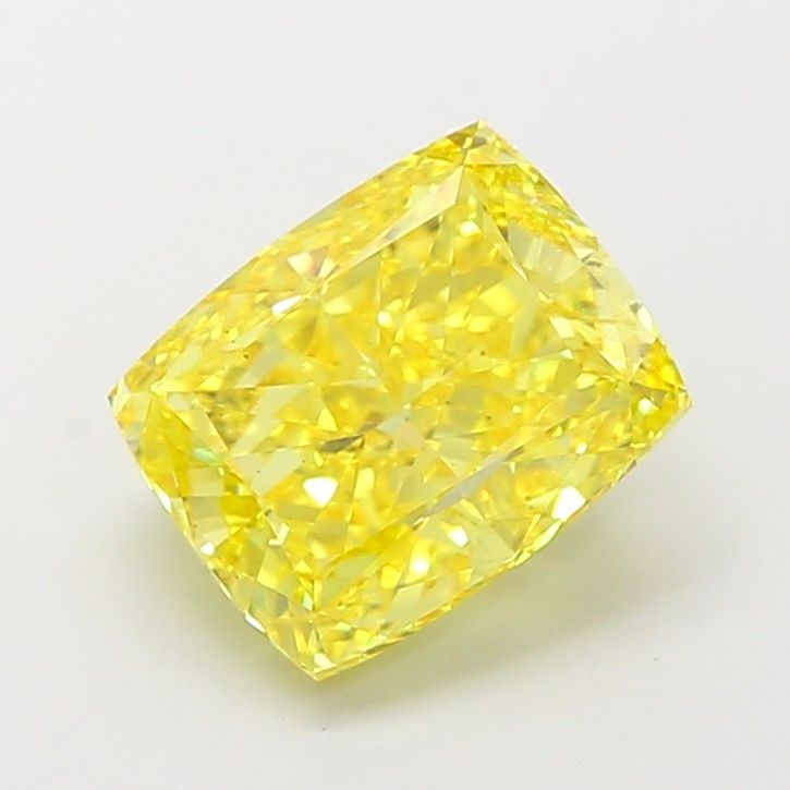 Loose Diamond - CUSHION MODIFIED 4.01ct Fancy Vivid Yellow VS2: Loose Diamond - CUSHION MODIFIED 4.01ct Fancy Vivid Yellow VS2 Source: This is a real non-mined Diamond that has been grown in a lab Shape: CUSHION MODIFIED Carats: 4.01 Color: Fancy Vivid Yellow Cert