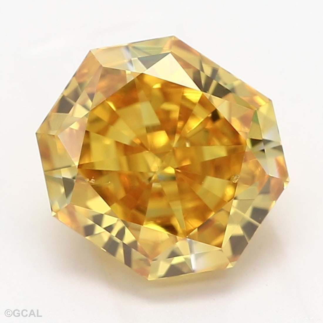 Loose Diamond - OCTAGONAL 1.33ct Fancy Vivid Yellow SI1: Loose Diamond - OCTAGONAL 1.33ct Fancy Vivid Yellow SI1 Source: This is a real non-mined Diamond that has been grown in a lab Shape: OCTAGONAL Carats: 1.33 Color: Fancy Vivid Yellow Certification: GCA