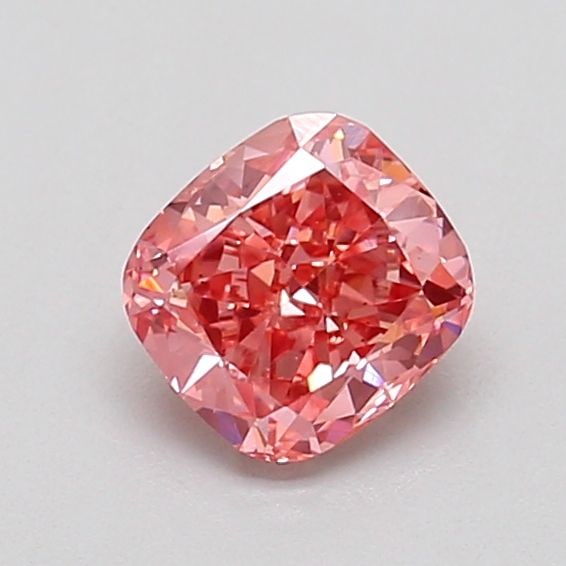 Loose Diamond - CUSHION MODIFIED 0.69ct Fancy Vivid Pink VS2: Loose Diamond - CUSHION MODIFIED 0.69ct Fancy Vivid Pink VS2 Source: This is a real non-mined Diamond that has been grown in a lab Shape: CUSHION MODIFIED Carats: 0.69 Color: Fancy Vivid Pink Certific