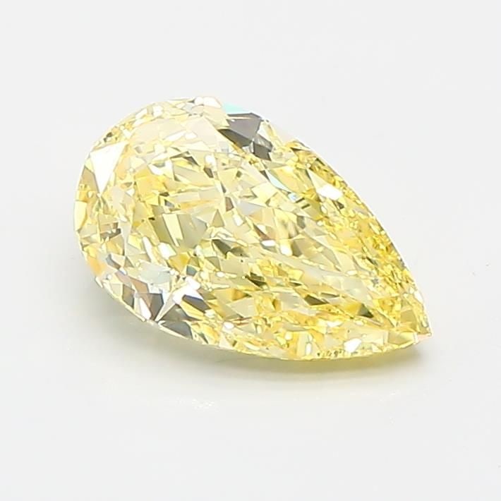 Loose Diamond - PEAR 1.03ct Fancy Intense Yellow VS2: Loose Diamond - PEAR 1.03ct Fancy Intense Yellow VS2 Source: This is a real non-mined Diamond that has been grown in a lab Shape: PEAR Carats: 1.03 Color: Fancy Intense Yellow Certification: IGI Video