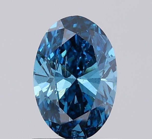 Loose Diamond - OVAL 1.0ct Fancy Vivid Blue SI1: Loose Diamond - OVAL 1.0ct Fancy Vivid Blue SI1 Source: This is a real non-mined Diamond that has been grown in a lab Shape: OVAL Carats: 1.0 Color: Fancy Vivid Blue Certification: IGI Video: